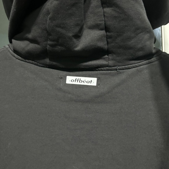 Off Beat Men’s size medium Hoodie, black, NWOT - Picture 7 of 9